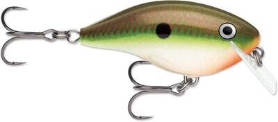 Rapala OGR05CGSD OG Rocco 05, 3/8 oz, Running Depth 5&#39;, #4 Treble Hooks, Copper Green Shad
