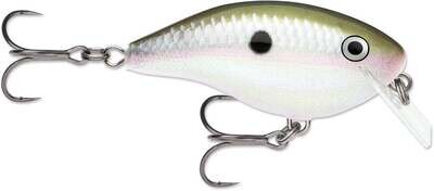Rapala OGR05GGSD OG Rocco 05, 3/8 oz, Running Depth 5&#39;, #4 Treble Hooks, Green Gizzard Shad