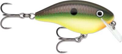 Rapala OGR05HCGSD OG Rocco 05, 3/8 oz, Running Depth 5&#39;, #4 Treble Hooks, Hot Copper Green Shad