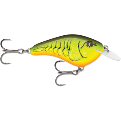 Rapala OGS06CRTBC OG Slim 6 Floating-Diving, 2-3/4&quot;, 1/2oz, 6ft Chart Rootbeer Craw