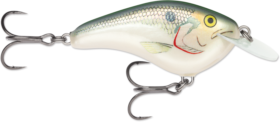 Rapala OGS06SD OG Slim 6 Floating-Diving, 2-3/4&quot;, 1/2oz, 6ft Shad