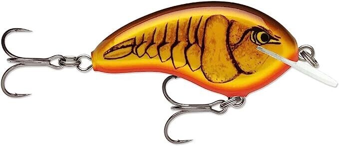 Rapala Ott's Garage Tiny Dark Brown Crawdad