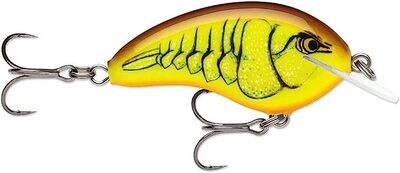Rapala Ott&#39;s Garage Tiny Mossy Chartreuse Crawdad 