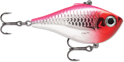 Rapala RPR06PCL Rippin&#39; Rap Lipless Crankbait, Pink Clown, 2 1/2&quot;, 1/2