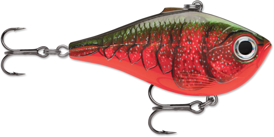 Rapala RPR06RCW Rippin&#39; Rap Lipless Crankbait, 2 1/2&quot;, 1/2 oz, Red