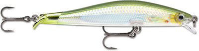 Rapala RipStop 9 Jerkbait, 3-1/2&quot;, 1/4 Oz., 3-4 Ft. Swimming Depth, Herring