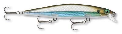 Rapala SDRS09MBS Shadow Rap Lure, 3 1/2&quot;, 3/8 oz, Moss Back Shiner