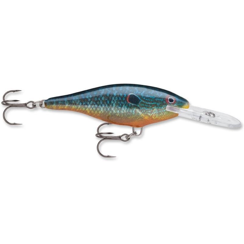 Rapala SR05RSL Shad Rap Crankbait 2&quot;, 3/16 oz, Live River Shad