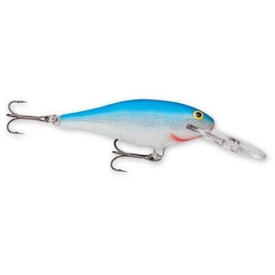 Rapala SSR09B Shallow Shad Rap Crankbait, 3 1/2&quot;, 3/8 oz, Blue