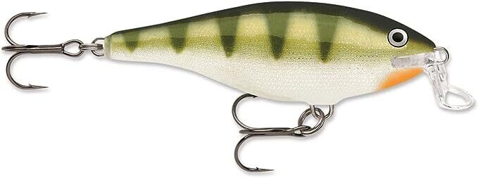 Rapala SSR09YP Shallow Shad Rap Crankbait, 3 1/2&quot;, 3/8 oz, Yellow