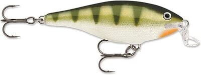 Rapala SSR09YP Shallow Shad Rap Crankbait, 3 1/2&quot;, 3/8 oz, Yellow