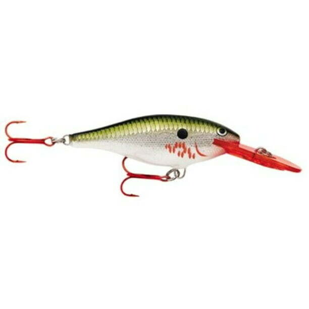 Rapala Shad Rap 05 Crankbait 2&quot;, 3/16 oz, Bleeding Hot Olive