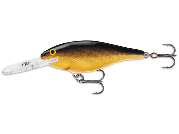 Rapala Shad Rap 05 Crankbait, 2" 3/16 oz, Gold, Floating