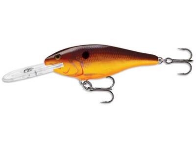 Rapala Shad Rap 06 Crankbait , 2 1/2&quot;, 1/4 oz, Crawdad, Floating