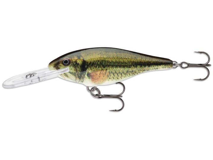 Rapala Shad Rap 05 Crankbait 2&quot;, 3/16 oz, Live Smallmouth Bass