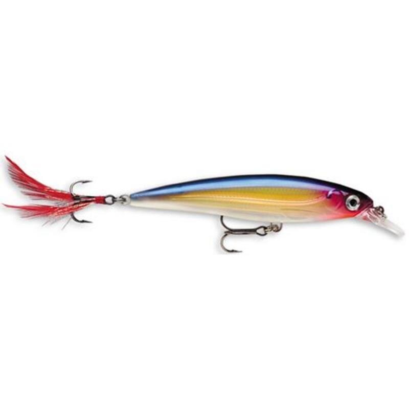 Rapala XR08PG X-Rap Jerkbait, 3 1/8&quot;, 1/4 oz, Purople Gold
