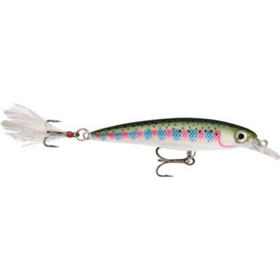 Rapala XR10RT X-Rap Jerkbait, 4" 7/16 oz, Rainbow Trout, Suspending
