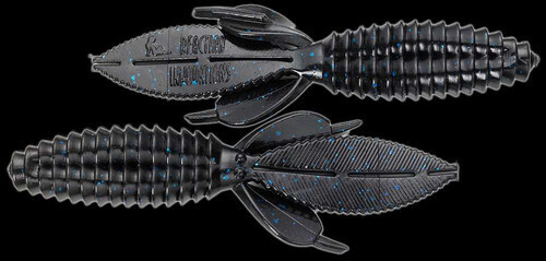 Reaction SWB-001 Sweet Beaver Creature Bait, 4.2&quot;, Black with