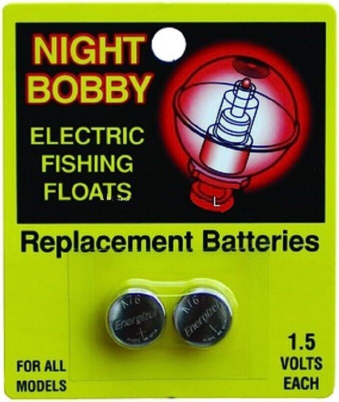 Rieadco A76 Night-Lighted Bobber Batteries 2Pk Repl
