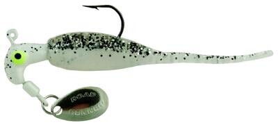 Road Runner SR3-148 Slab Runners w Baby Shad 1/8 #1 Hk Crystal