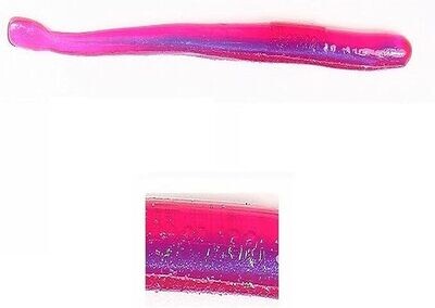 Roboworm SK-H3HR FAT Straight Tail Worm, 4 .5" Morning Dawn Red fl