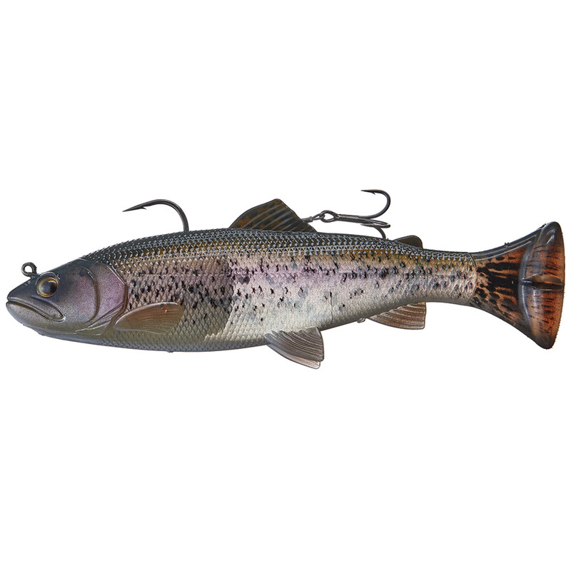 Savage Gear  4D Splitfin Pulse tail Trout 6" Ghost Trout