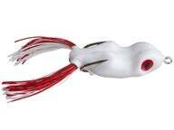 Scum Frog TSH-1203 Trophy Series Topwater Frog, 1/2 oz, White, Floating