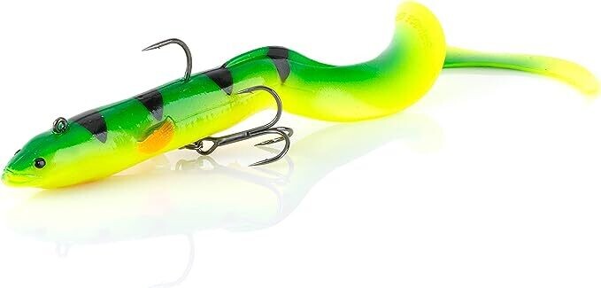 Savage Gear HE-250-FT Hard Body Eel w/Soft Tail Firetiger 10"