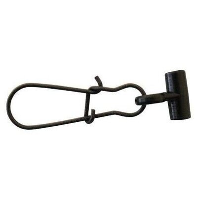 Sea Striker 25FF-D6 Sinker Slide Black w/#6 Black Duo-Lock Snap 25Pk