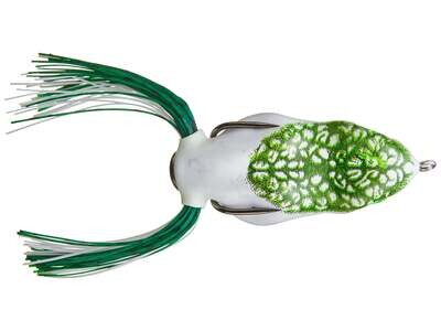 Scum Frog TSH-1212 Trophy Series Topwater Frog, 1/2 oz, Natural Black &amp; Green, Floating