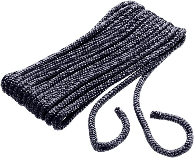 Sea Choice Fender Line Black 6' 1/4"