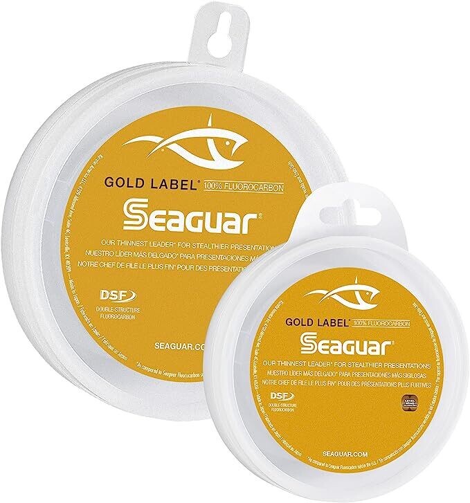 Seaguar 06GL25 Gold Label 100% Fluorocarbon Leader 6lb 25yd
