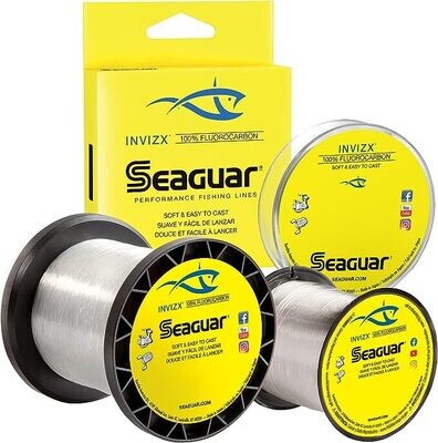 Seaguar 12VZ600 InvizX 100% Fluorocarbon Main Line 12lb 600yd