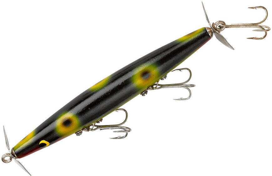 Smithwick Devil's Horse Twin Prop Topwater Lure, 4 1/2", 1/2 oz, Frog, Floating