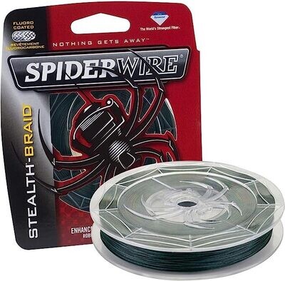 Spiderwire SCS50G-125 Stealth Braided Line 50/12lb/Dia 125yd	
