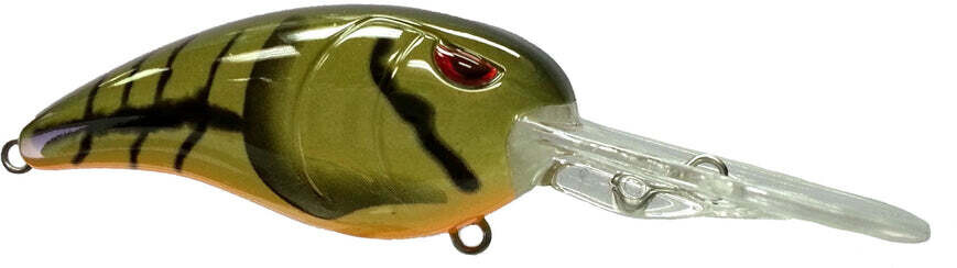 Spro Mike McClelland RkCrawler MD 55 Crankbait, 2 11/64", 1/2 oz, 7-9 ft, Green Craw