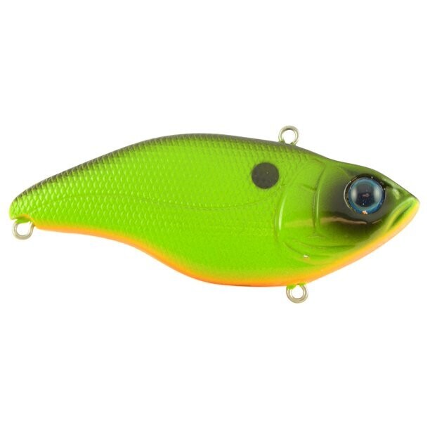 Spro SAS75WCB Aruku Shad 75 3&quot; 5/8 oz Western Chartreuse with Black Back