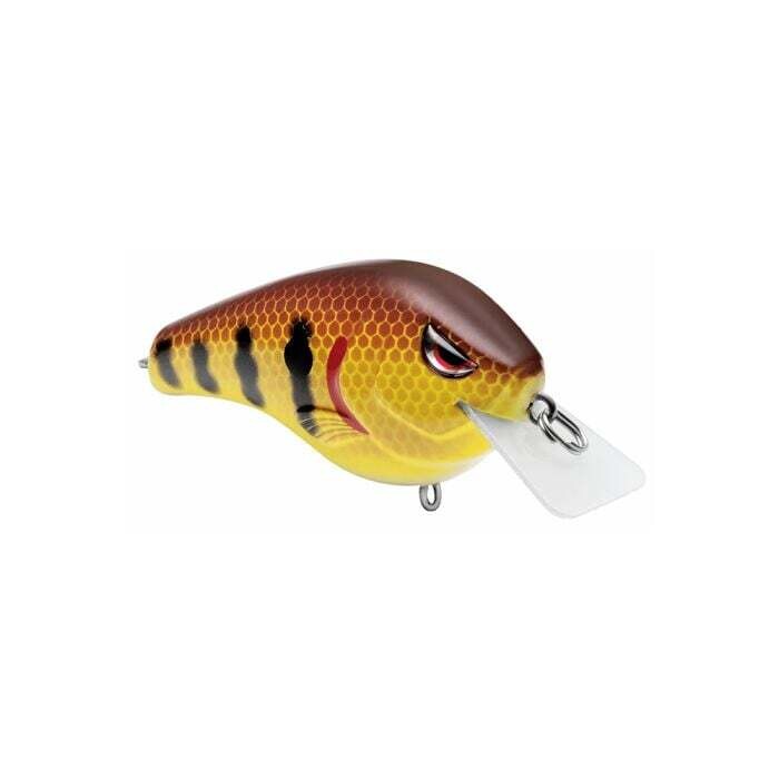 Spro SFPSB70HCW Fat Papa Square Bill Crankbait, 3&quot; Honey Craw