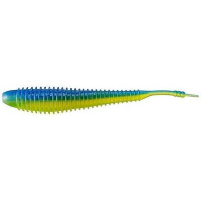 Spunk Shad 6.5 Electric Blue Chartreuse