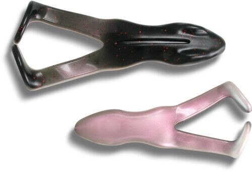 Stanley SRF-225 The Original Ribbit Frog Unrigged, 3 1/2", Black Neon