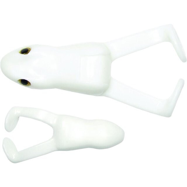 Stanley SRFT-200 Top Toad Hollow Body Frog Unrigged, 4", White