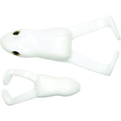 Stanley SRFT-200 Top Toad Hollow Body Frog Unrigged, 4", White