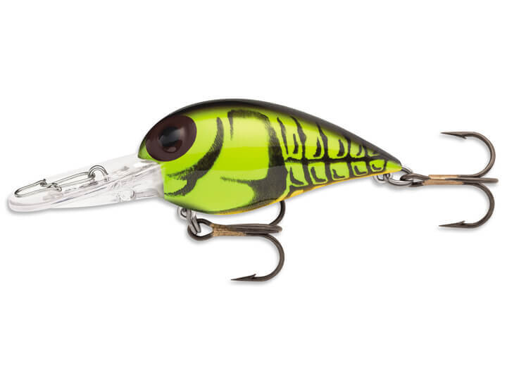 Storm  Original Wiggle Wart Crankbait, 2", 3/8 oz, Moss Back