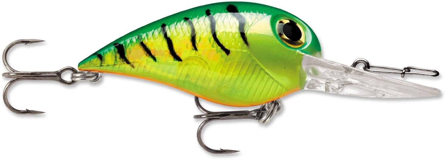 Storm VM861 Wiggle Wart MadFlash Crankbait, 2", 3/8 oz, Firetiger
