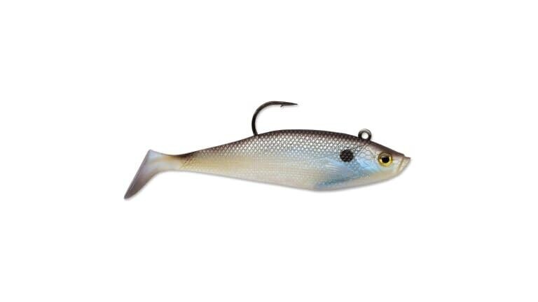 Storm WSS04NSD WildEye Live Swim Shad, 4", 7/16 oz, Natural Shad