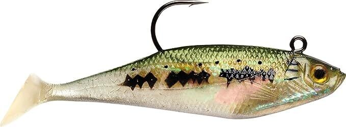 Storm WSS02BB WildEye Live Swim Shad, 2", 1/8 oz, Baby Bass