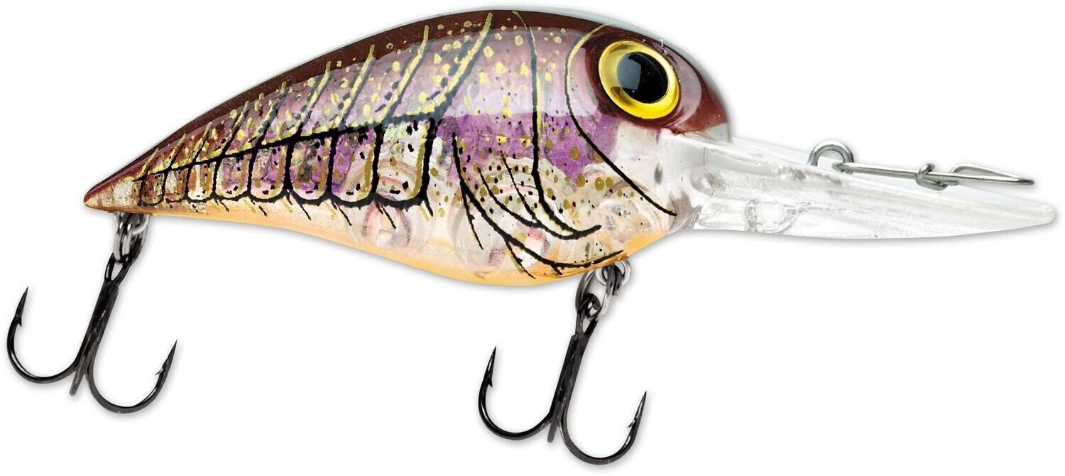 Storm VM868 Wiggle Wart MadFlash Crankbait, 2", 3/8 oz, Rusty Craw