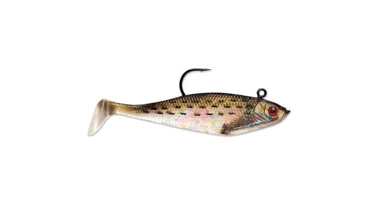 Storm WSS05BNK WildEye Live Swim Shad, 5", 5/8 oz, Bunker, Floating
