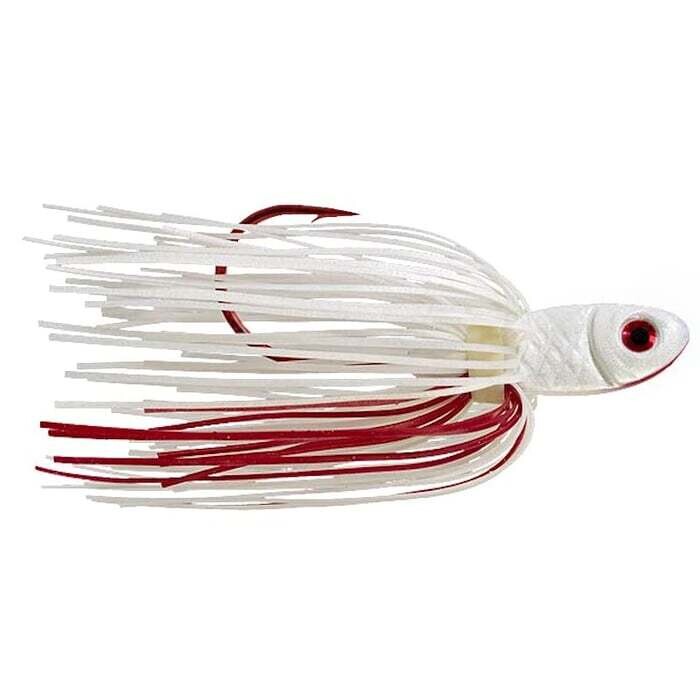 Strike King BL Spinnerbait, 3/8oz Bleeding White 7979