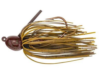 Strike King Bitsy Bug Jig, 1/4oz Green Pumpkin